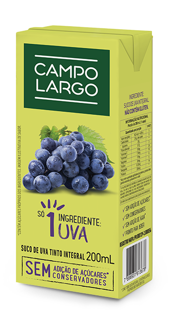 Suco de uva tinto integral