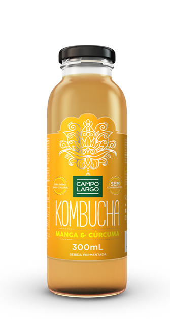 Kombucha limão, matcha e gengibre