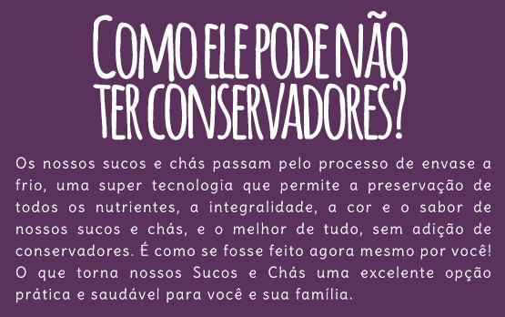 Como ele pode não ter conservadores?